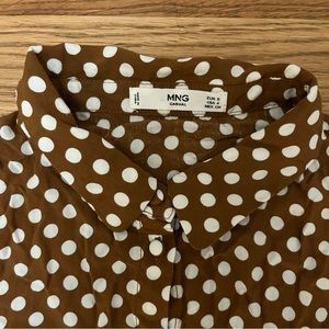 Mango cotton button up